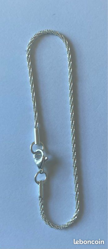 Bracelet Jonc Plaque Or 9 Carats Torsadé - 11 Grammes - Tour De 6 Cm - Occasion