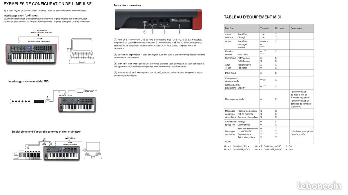 Clavier maitre NOVATION IMPULSE 25 et 61 (image 2)
