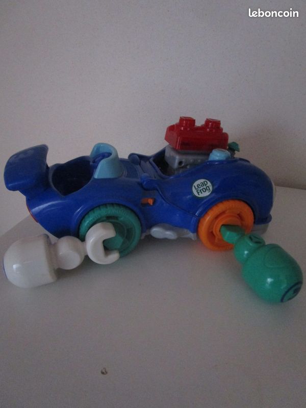 Speedy voiture bolide 1er âge avec clé et tournevis LEAP FROG