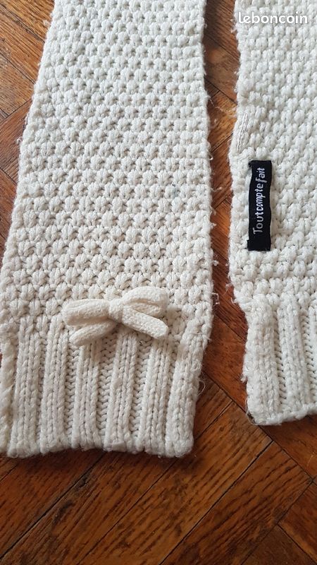 Écharpe fille en maille Tout Compte Fait (image 2)