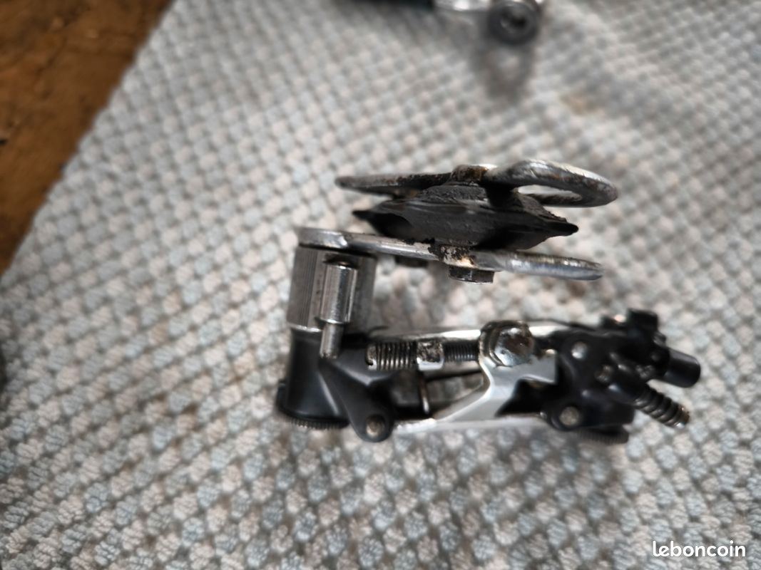 Dérailleur Arrière Vintage Campagnolo Super Record - Italie - Pour Vélo De Route - Patin Alu
