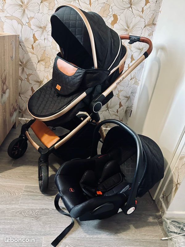 Poussette bébé 3 en 1 (image 1)