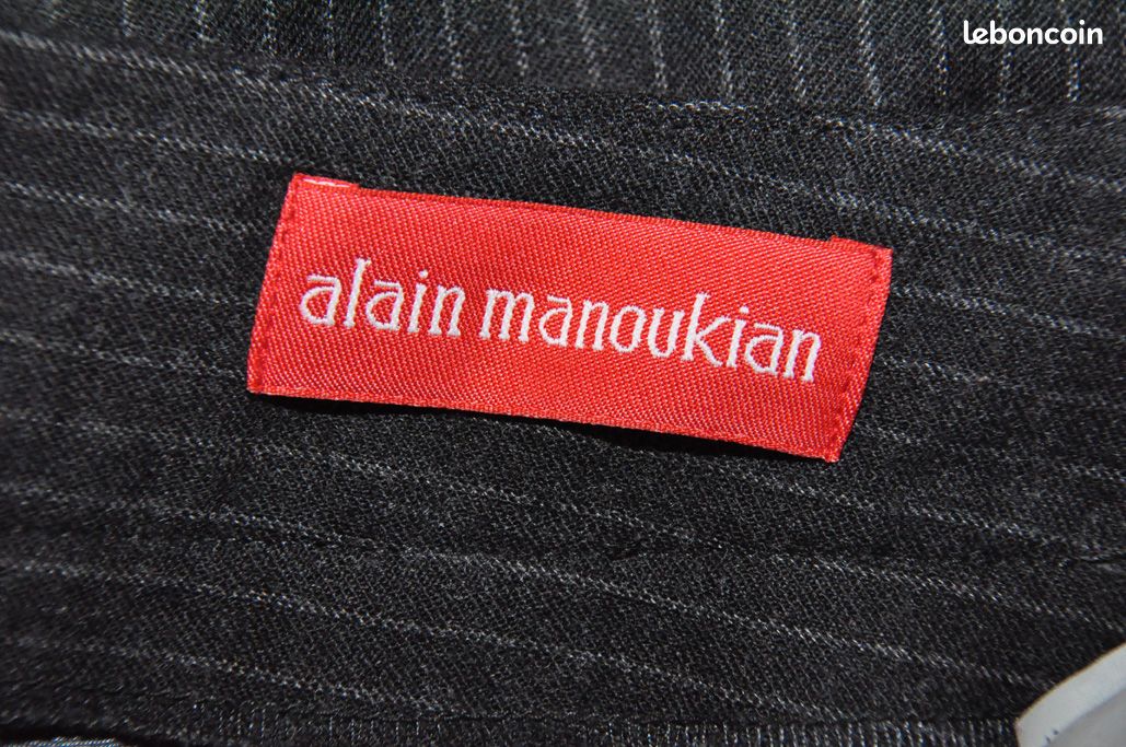 Jupe Manoukian Grise Taille 38 - Style évasée - Occasion En Très Bon état