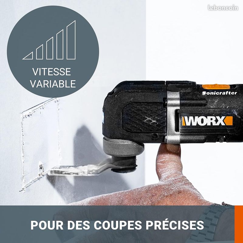 PAR - Outil oscillant Kit D'outils Oscillants sans Fil avec Accessoires