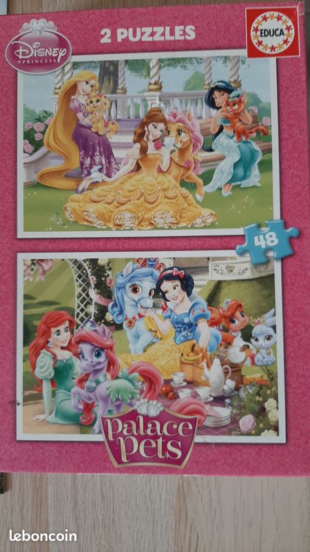 Puzzles x2 disney princesses (image 2)