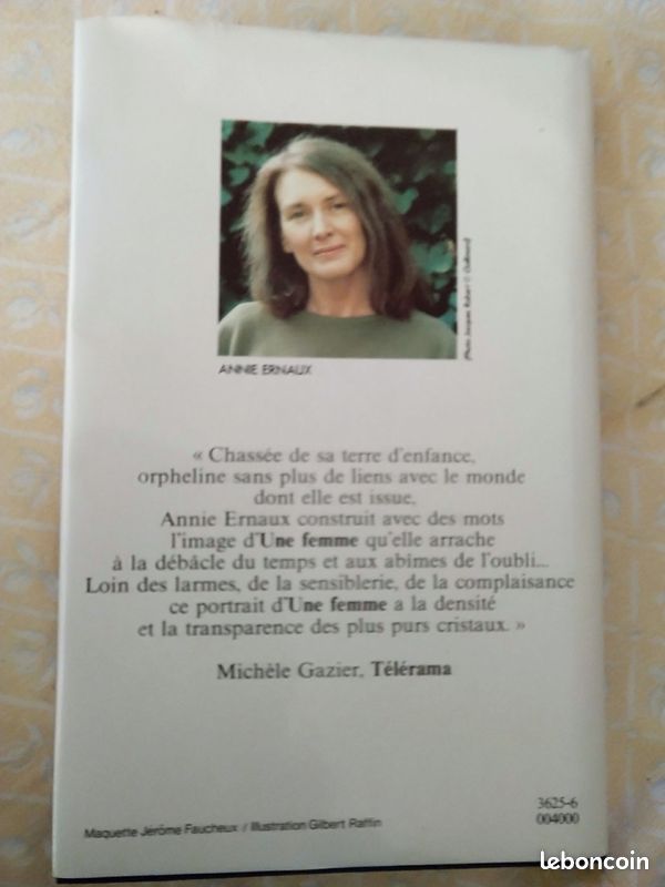 Une femme. Annie Ernaux (image 2)