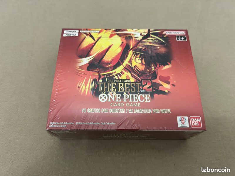 One Piece Card Game - Display 20 Boosters PRB-02 The Best 2 - FR (image 1)
