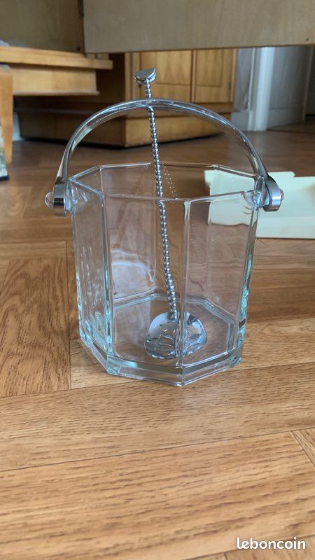 Seau à glaçons en verre (image 1)