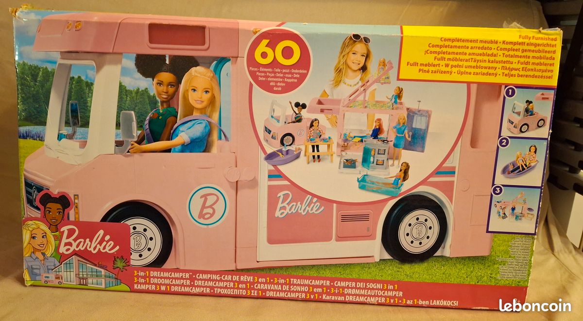 3in1 Dreamcamper Camper Tres En Uno De Barbie Barbie 3-in-1 Dream