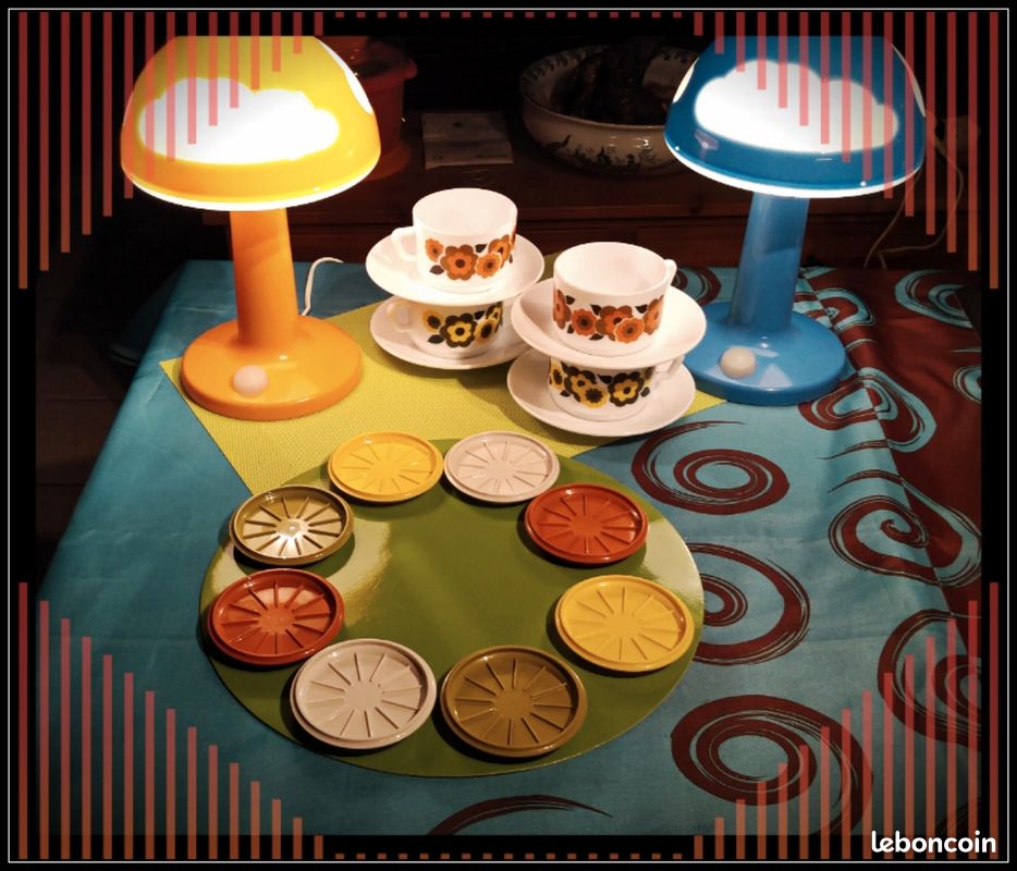 đ¶ Lot de 4 dessous de verres TUPPERWARE (image 1)