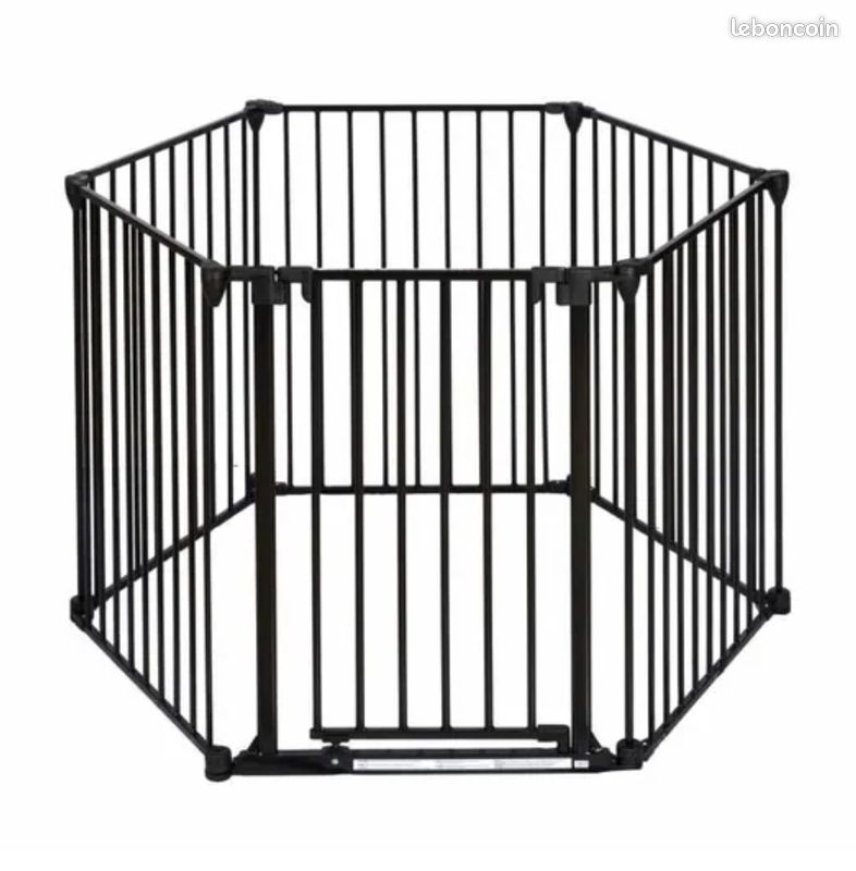 Barrière De Sécurité Pour Enfants Et Animaux - Bois Élégant - Réglable 75-82 Cm - Installation Facile Sans Perçage
