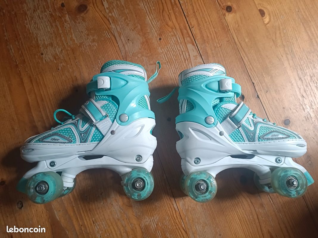Rollers Oxelo Bleus Taille 35/38 – Patins En Ligne Occasion