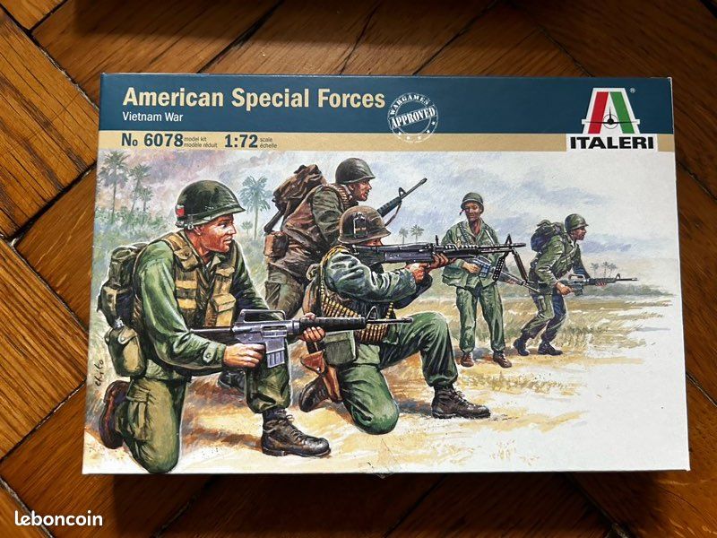 Lot de figurines Italeri 1/72 époque Guerre du Vietnam (image 3)