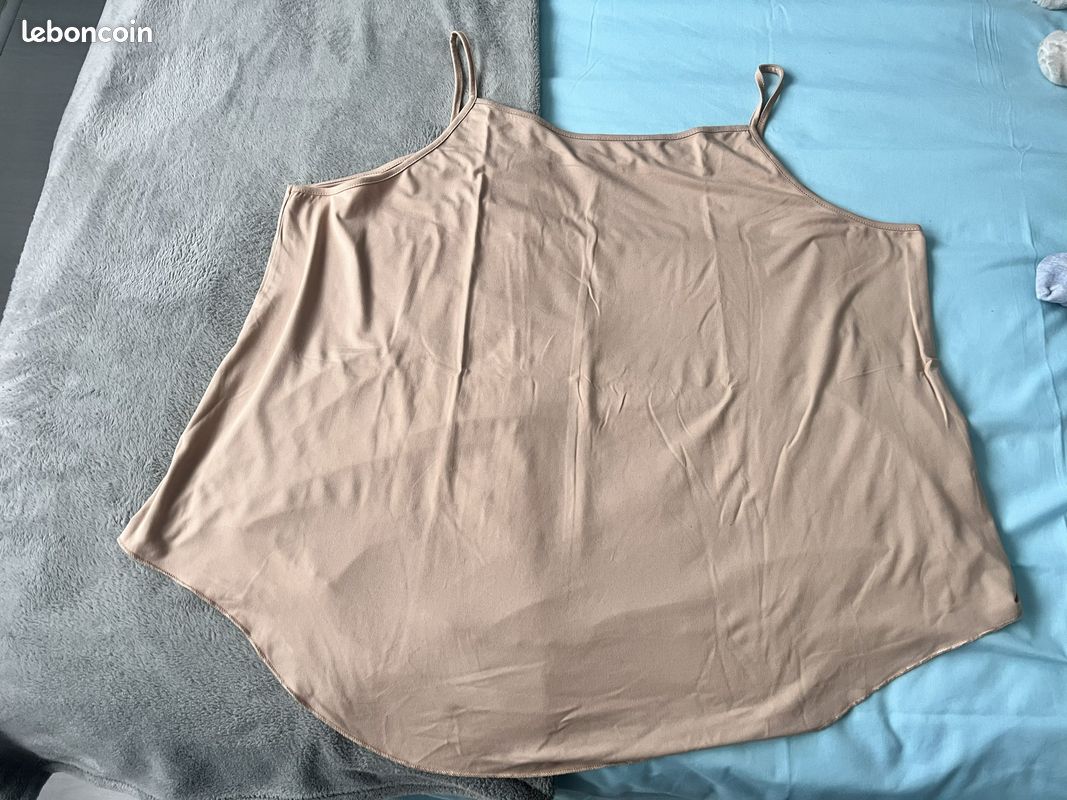 Débardeur beige - crème (image 1)