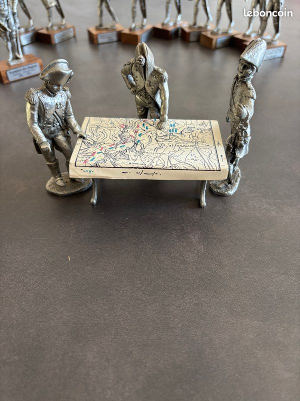 Plats d'étain - ALLGEYER Zinnfiguren - 10 cavaliers français