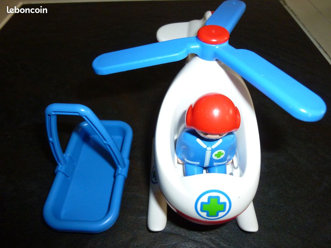 Hélicoptère playmobil 1er âge (image 1)