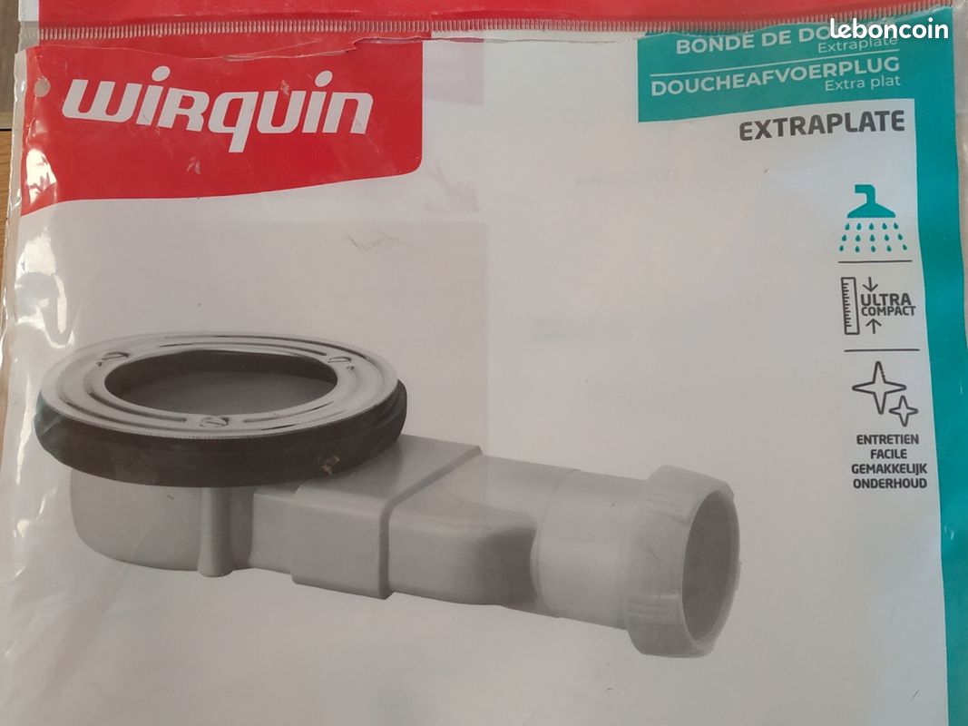 Bonde de douche extra-plate Wirquin (image 1)