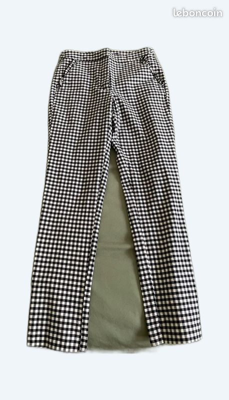 Pantalon pieds de poule (image 1)