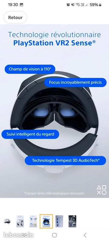 Casque VR2 PS5 (image 4)