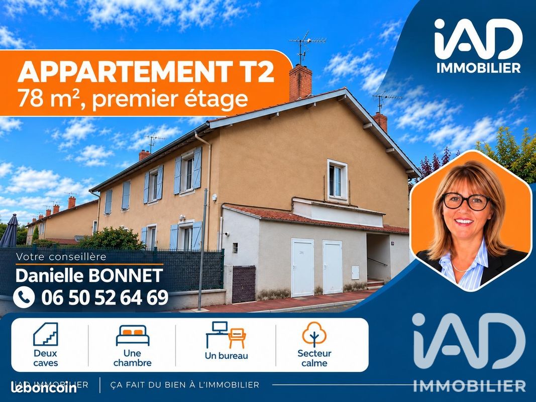 Appartement 2 pièces 79 m² · à Veauche · 79 m² · 120 000 €