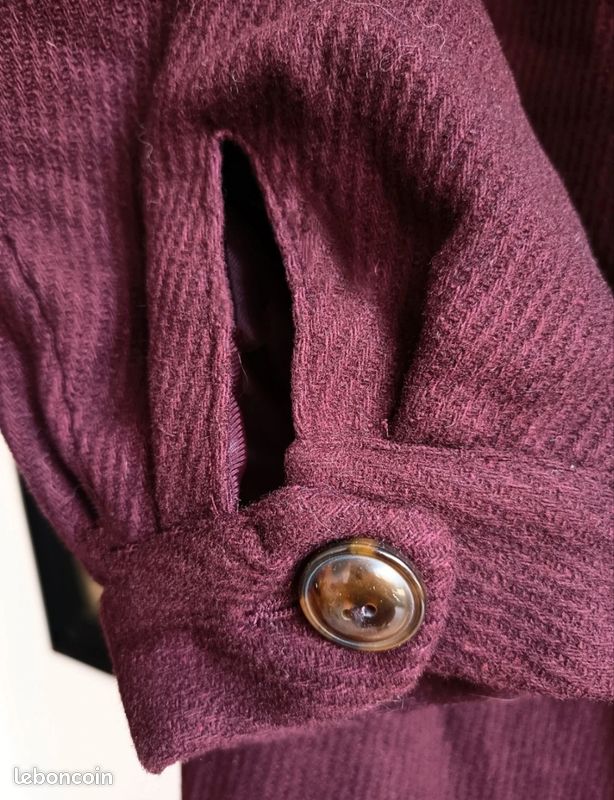Manteau D'hiver Fille Luxoramoda Fait Main Style Vintage - Taille 10 Rose - Neuf Avec étiquettes