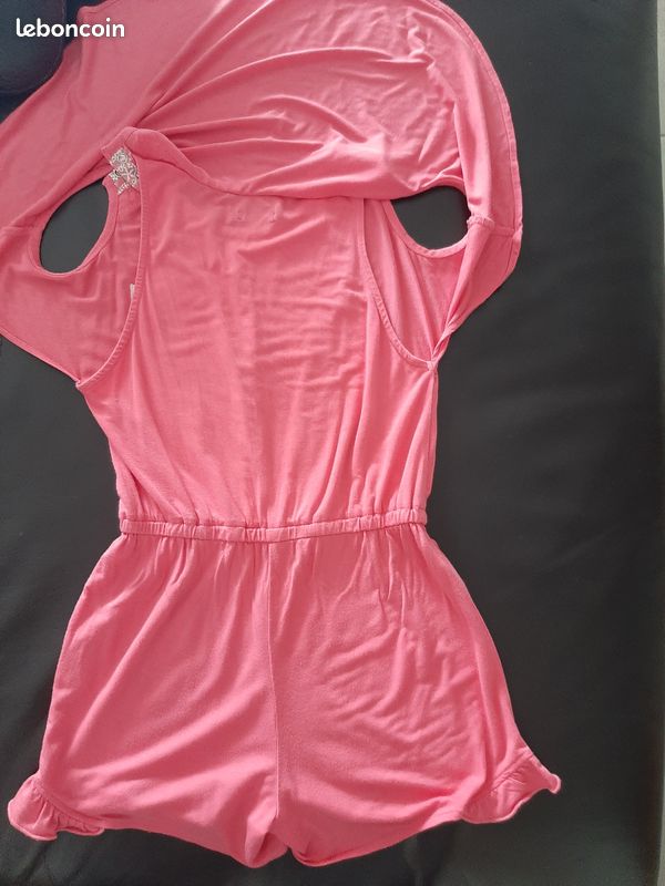 Combinaison short IKKS rose 5ans (image 6)