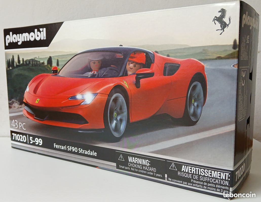 PLAYMOBIL Ferrari SF90 Stradale 71020 – Boîte Scellée, état Neuf