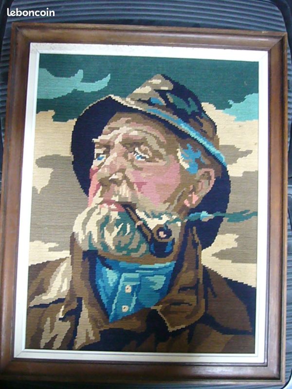 Tableau CANEVAS Vieux pécheur (image 1)