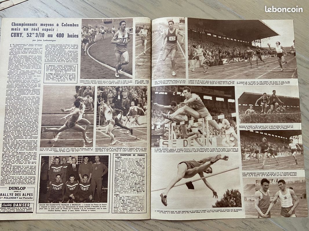 LE MIROIR DES SPORTS - N° 314 - 19 mai 1926 / Blanchonnet, champion de