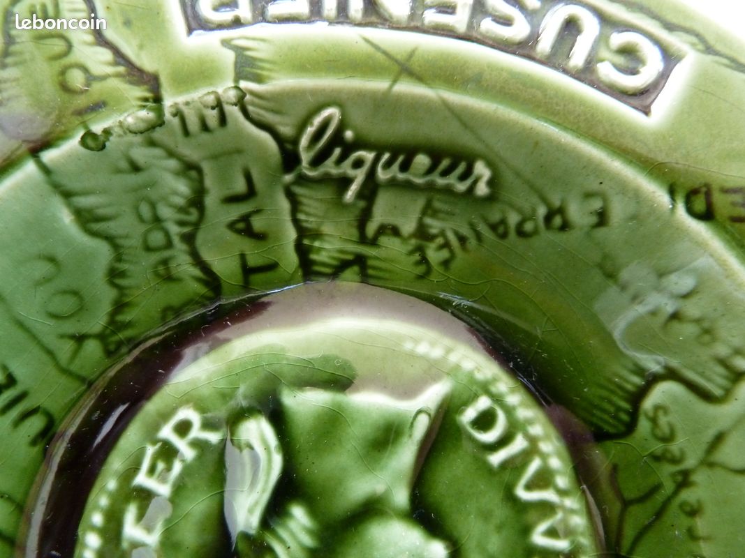 Joli porte savons vintage Cusenier faïence d’art Procéram d’Aubagne (image 8)