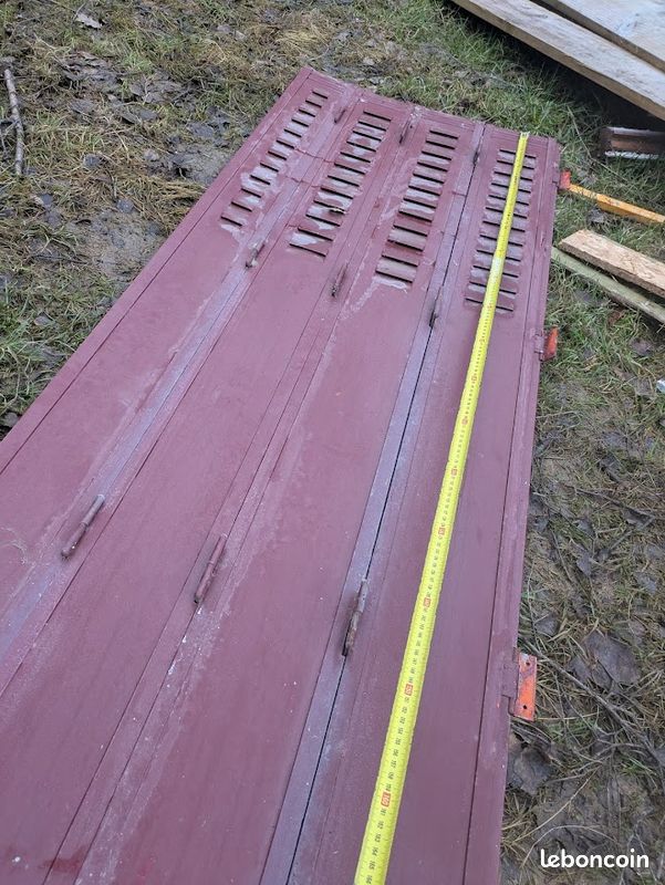 Volets acier 2 x 4 vantaux 221*66 (image 2)