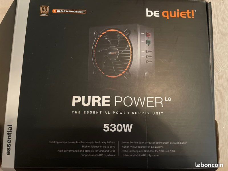 Alim pc 530W BE QUIET PURE POWER (image 1)