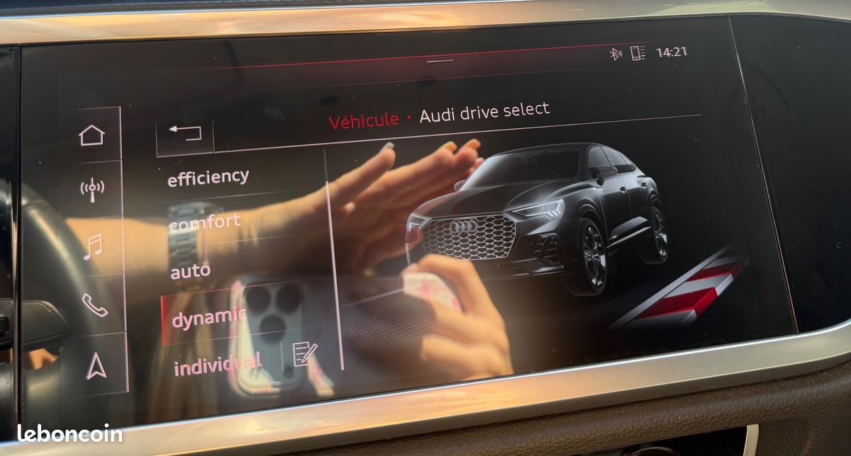 AUDI Q3 II 35 TFSI 150 MHEV ADVANCED S TRONIC 7 + CAMERA + CARPLAY + HAYON ELECTRIQUe (image 19)