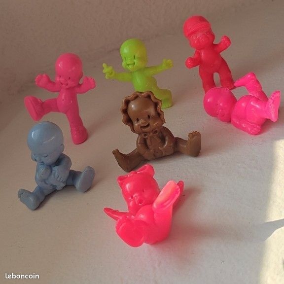 Lot de 7 Babies colorés, lot numéro 2, jouet vintage des années 90 (image 1)