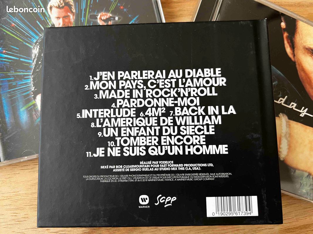 CD - Johnny Hallyday - Mon pays c’est l’amour (image 3)