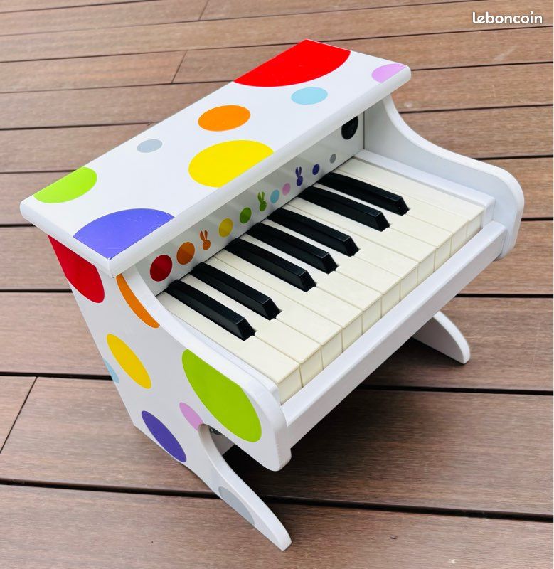 Piano D'éveil Musical Oxybul Pour Bébé 12-36 Mois - 5 Touches, Xylophone, 2 Baguettes