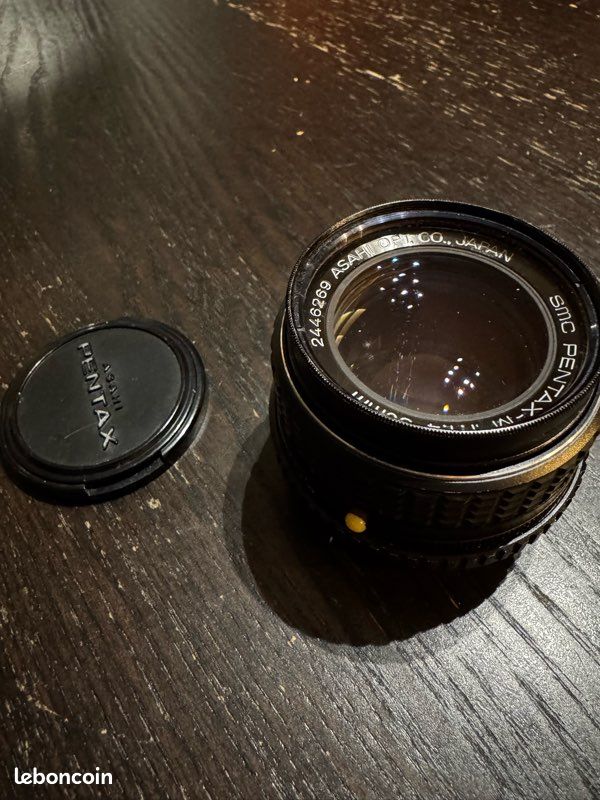 Objectif SMC PENTAX 50mm F/1.4 MF Monture K - Made In Japan #5149 (Occasion)