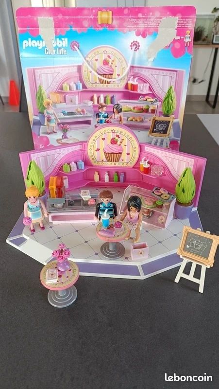 Playmobil Café Cupcake N°9080 - Réf 17 - Occasion Très Bon état - Allemagne