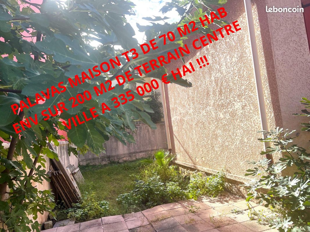 Maison 3 pièces 70 m² · à Palavas-les-Flots · 70 m² · 335 000 €