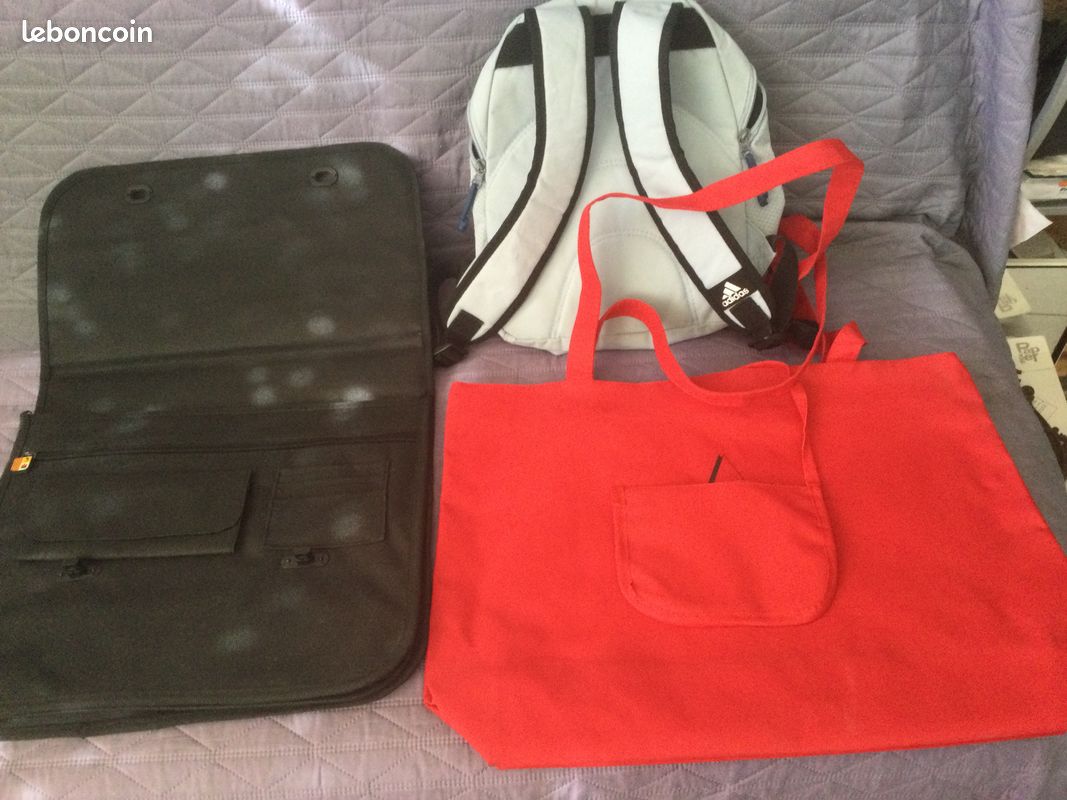 CARTABLE saccoche NEUF,SAC A DOS ADIDAS, grand SAC NEUVE (image 2)