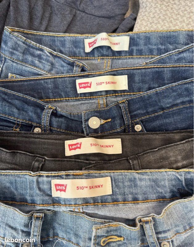 Lot Jean’s pantalon Levis 14 16 ans (image 1)