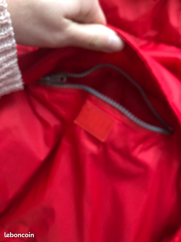 Doudoune rouge et noire homme XL (image 3)