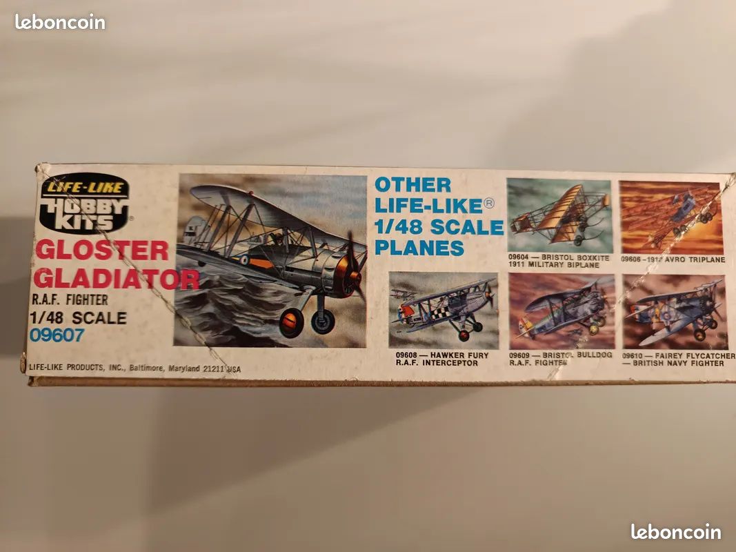 Maquette Avion 1911 Bristol Boxkite – LIFE-LIKE Hobby Kits, 1:48
