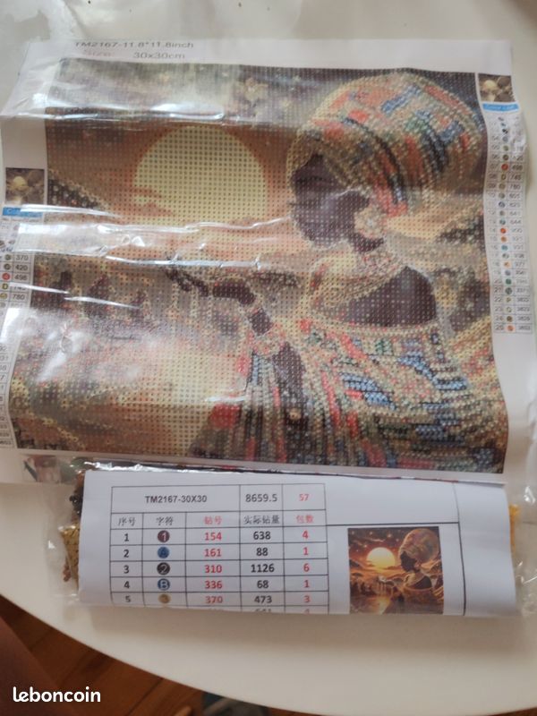 Diamond painting africaine (image 1)