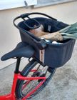 Panier Vélo 2-en-1 MY DUQUE – Chariot De Courses Amovible, Roulettes 360°, Capacité 10 Kg, Housse Toutes Saisons Incluse