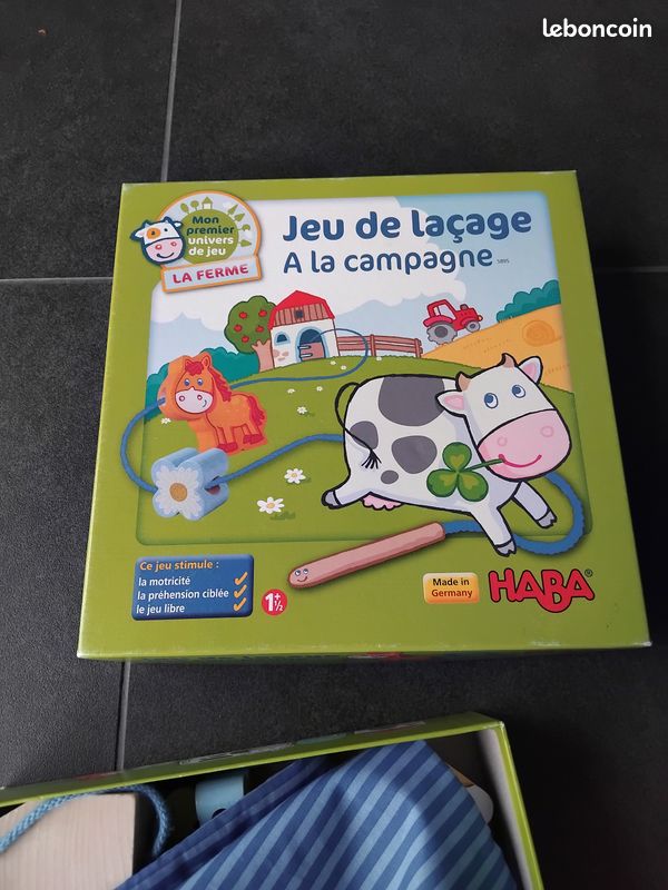 Jeu HABA de laçage A la campagne (image 3)