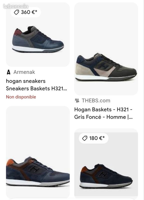 Basket homme hogan comme neuf Chaussures