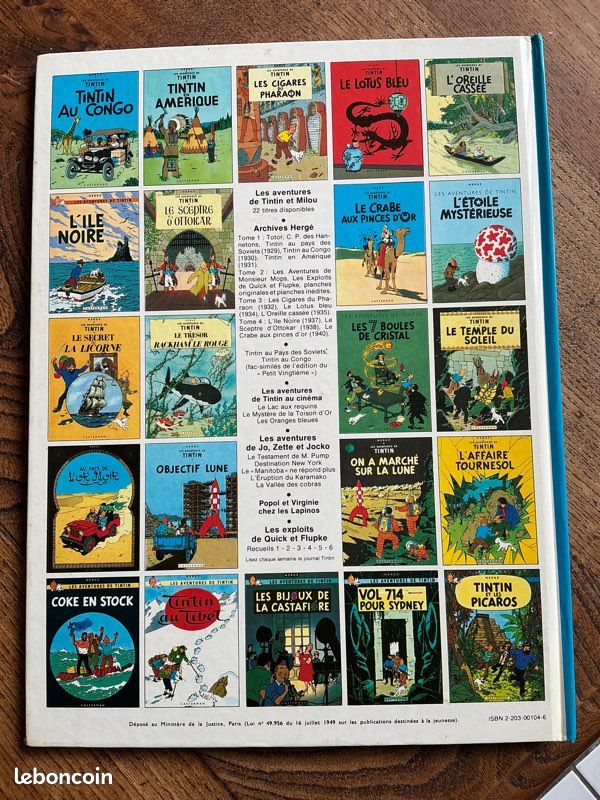 Tintin le lotus bleu 1983 (image 2)