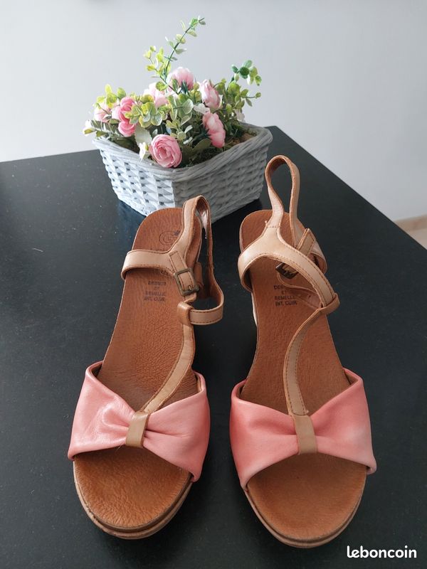 Chaussure compensée grande taille - Chaussure