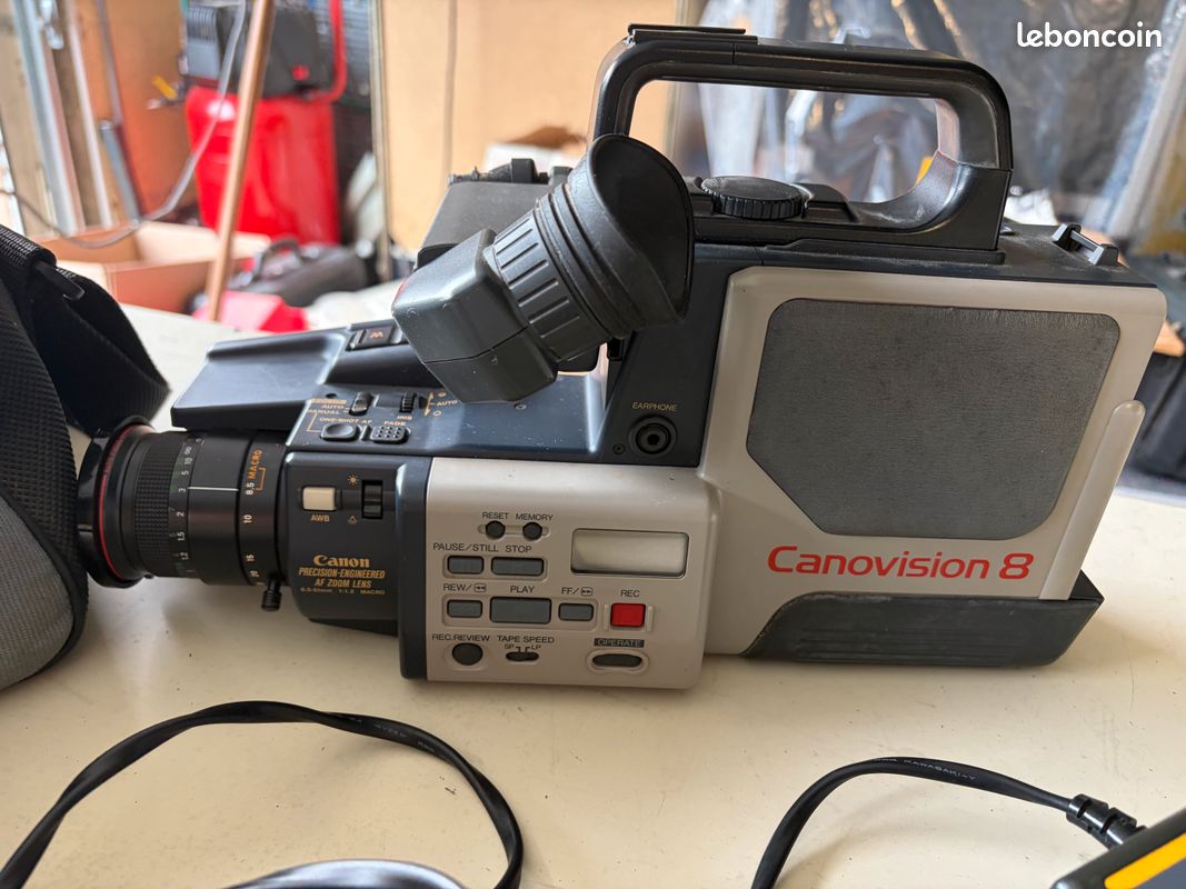 Lot Vintage Caméscope Canon Canovision 8 VM-E1 + Accessoires (image 3)